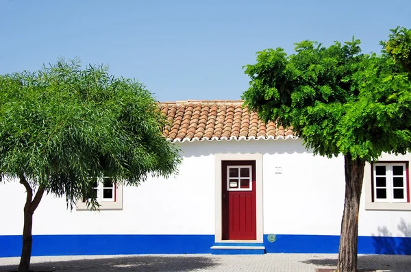 Традиционные дома на побережье Алентежу . — стоковое фото
