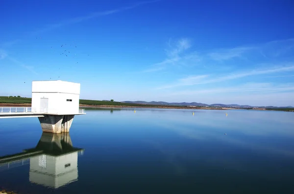 Lago Cerca Del Pueblo Pias Alentejo Portugal —  Fotos de Stock