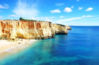 benagil beach, algarve, Portekiz 