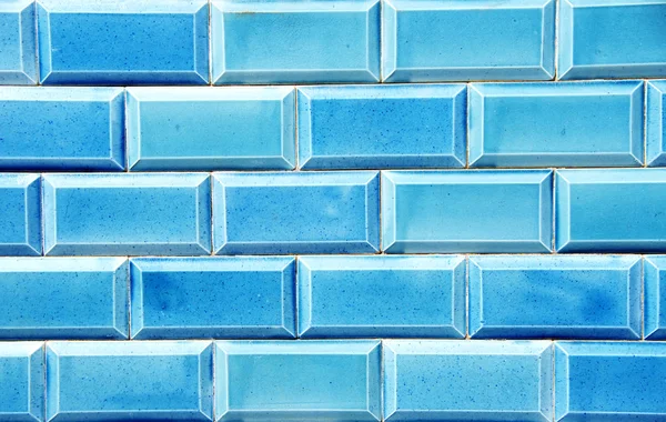 Textura de pared azul de azulejos —  Fotos de Stock