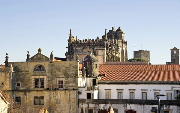 Vista do Palácio dos Cavaleiros Templários, Tomar. Portugal — Fotografia de Stock