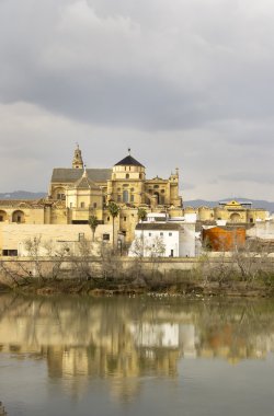 Cityscape ile Ulu Cami, Cordoba, İspanya.