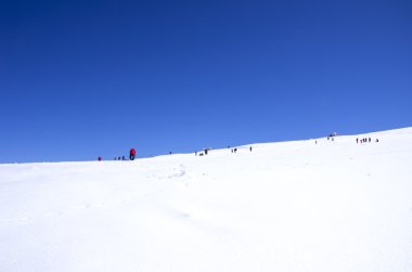 Kış dağlar Sierra nevada, İspanya