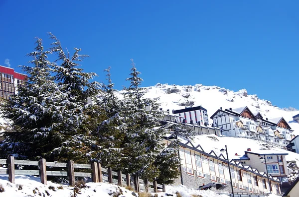 Skistation Sierra Nevada und Nationalpark — Stockfoto