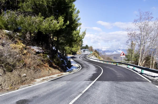 Mountain road, sierra nevada, Hiszpania — Zdjęcie stockowe