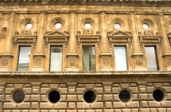 Facciata del Palazzo Carlos V, Granada, Spagna — Foto Stock