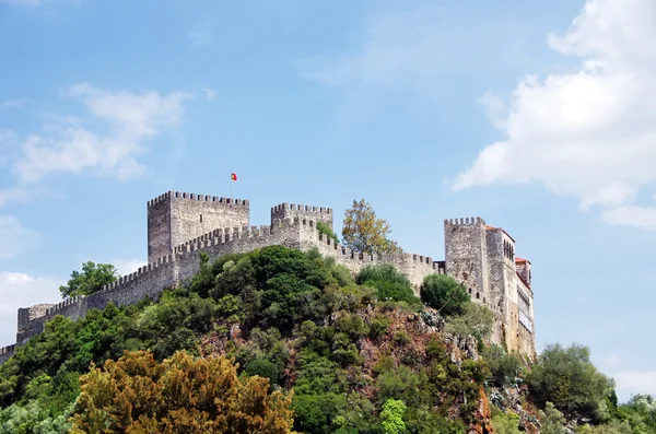 Leiria hrad v Portugalsku — Stock fotografie