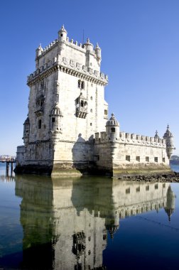 Belem Tower in Lisbon, Portugal clipart