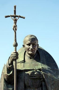 Papa John Paul II bronz heykeli