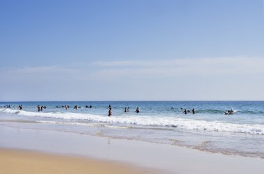 Carcavelos beach, lisbon, Portekiz