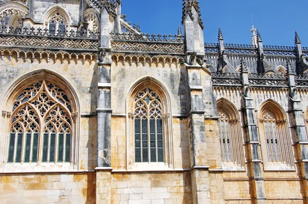 Tracery Ventanas góticas, Monasterio de Batalha . —  Fotos de Stock