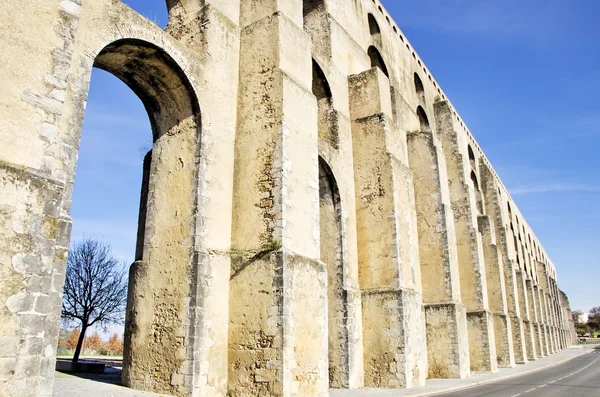 Aqueduto Amoreira, Elvas, Portugal — Fotografia de Stock