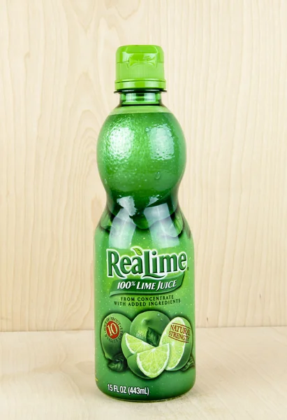 Üveg Realime Lime leve — Stock Fotó