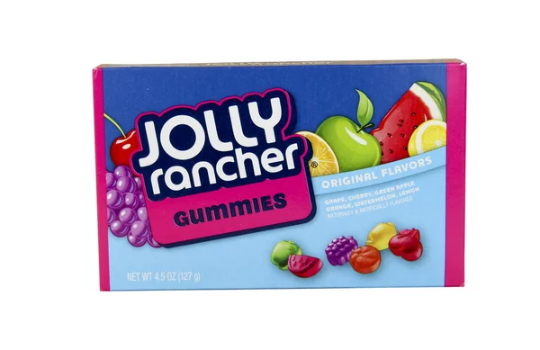 Låda med Jolly ranchägare Gummies — Stockfoto