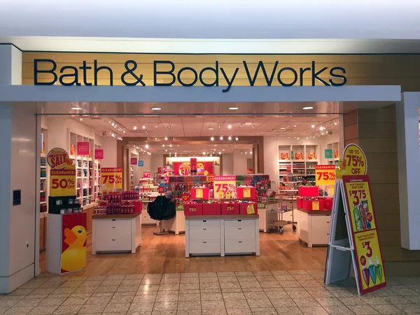 Bath an Body Works Store Frente — Fotografia de Stock