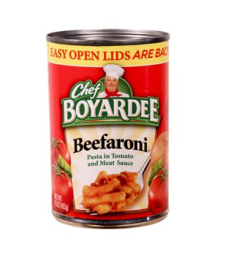 Şef boyaredee beefaroni can