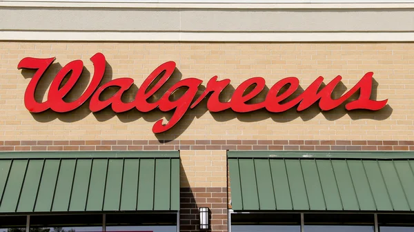 Walgreens Drug Store Sign — Stock Photo, Image