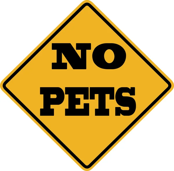 No Pets Sign — Stock Photo, Image