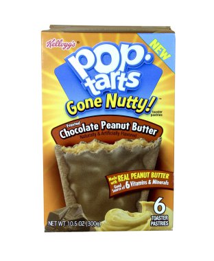 kutu çikolata fıstık ezmesi pop tart