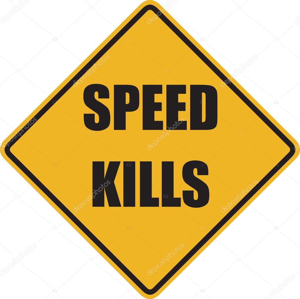 Speed Kills sign — Stock Photo © dcwcreations #55152221