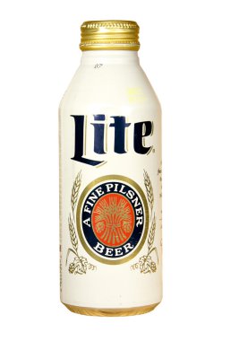 Can of Miller Lite Beer clipart