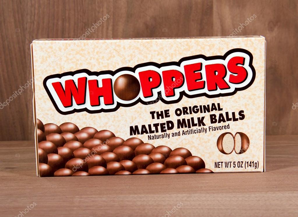 Box of Whoppers Malted Milk Balls — Stock Editorial Photo