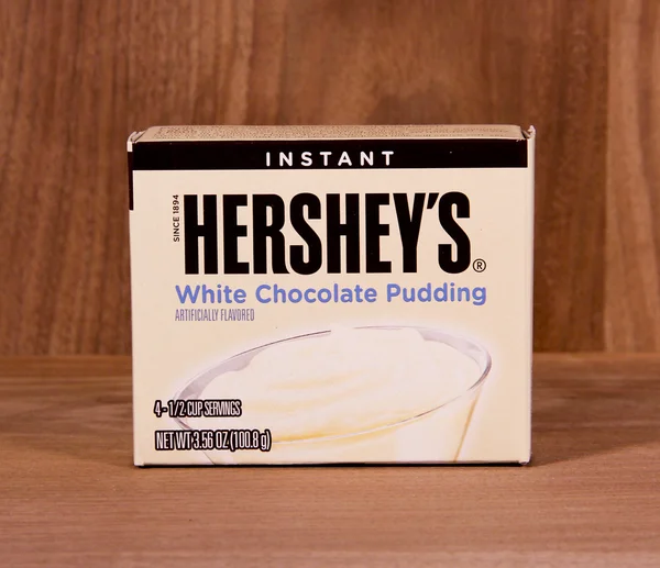 Schachtel Hershey 's White Chocolate Pudding — Stockfoto