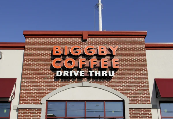 Señal de café Biggby — Foto de Stock