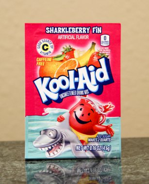 Package of Sharkleberry Fin Kool-Aid clipart