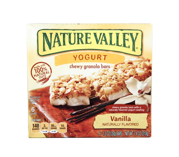 Коробка из долины йогуртов — стоковое фото