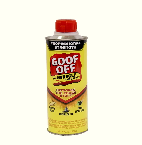 Lata de Goof Off Remover — Fotografia de Stock