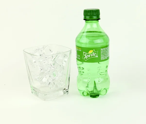 Bottiglia di Sprite Soft Drink — Foto Stock