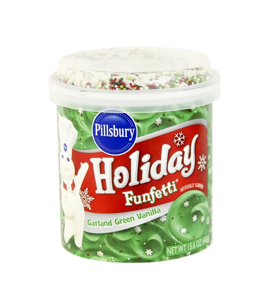 Can of Pillsbury Funfetti de vacaciones —  Fotos de Stock