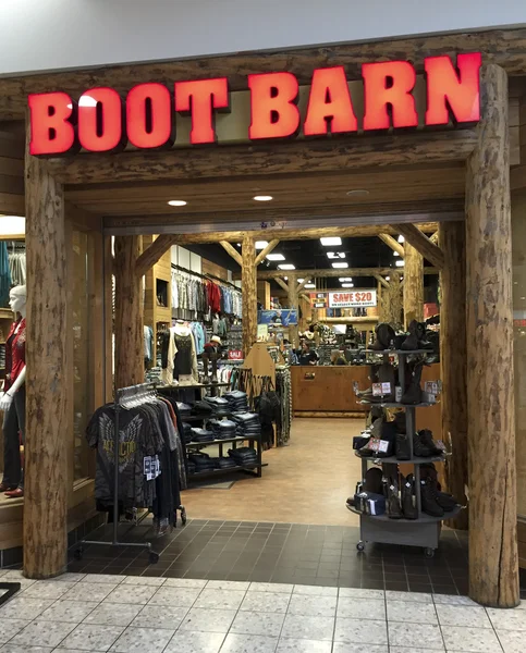 Boot Barn Store in a Retail Shopping Mall — Stock Photo, Image