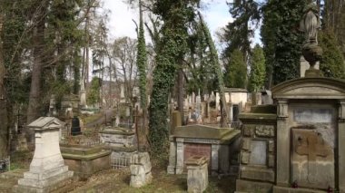 Lviv, Ukrayna Lychakiv mezarlıkta mezar