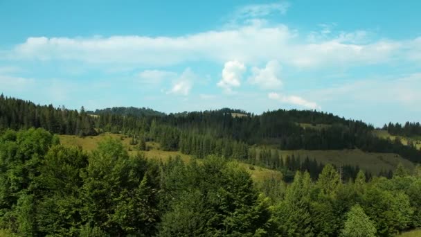 Timelapse de nuages et de beaux champs verts 