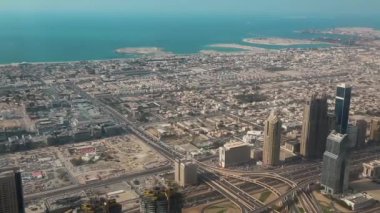 Dubai şehir merkezi ve Basra Körfezi