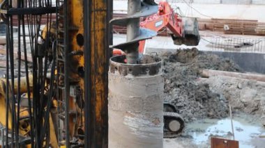 sondaj kuyuları için fore kazık