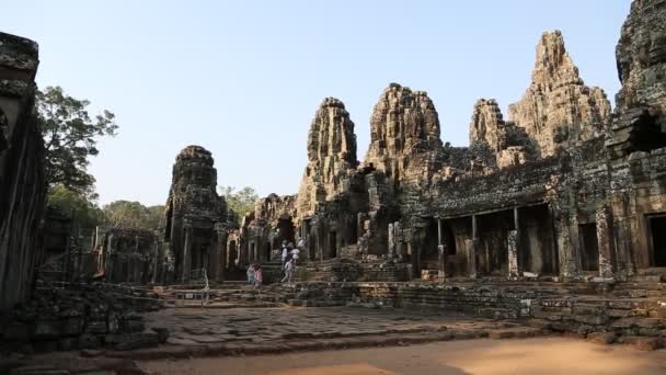 Angkor thom tapınak kompleksi — Stok video