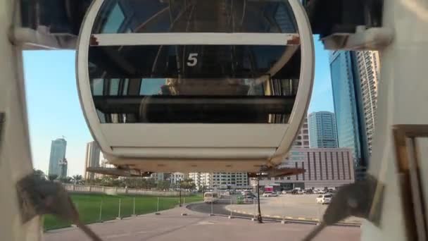 Roda gigante em Sharjah — Vídeo de Stock