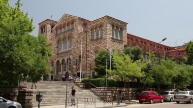 Trafik Hagios Demetrios Kilisesi yakınındaki