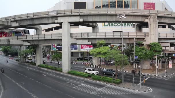 Straßenverkehr in Bangkok — Stockvideo