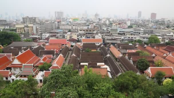 Panorama del centro de Bangkok — Vídeos de Stock