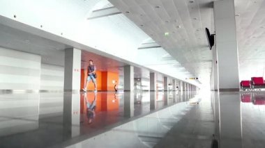 Uluslararası Havaalanı Borispol içerideki adam