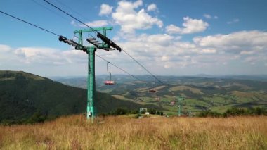 Kablo yol Karpat Dağları'nda