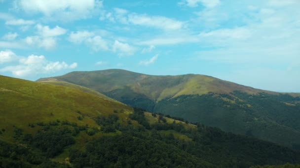Krásné zelené hory — Stock video