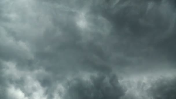 暴风雨的乌云，没有鸟 — 图库视频影像
