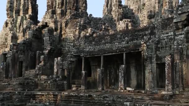 Angkor thom chrámového komplexu — Stock video