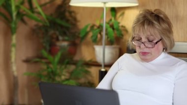 Dizüstü bilgisayar kullanan kadın kıdemli türleri