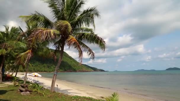 Bela vista do mar e ilhas — Vídeo de Stock